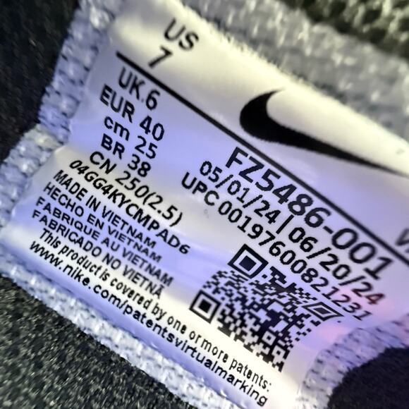 Nike Air Max Excee Women 8.5 Black Grey Smoke Blue FB2907-102 Running Sneakers - Picture 7 of 9